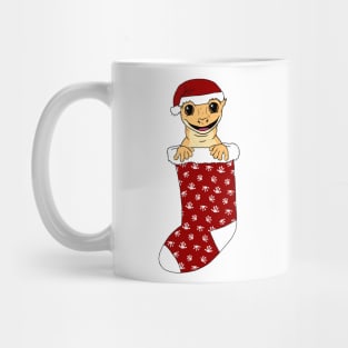 Crested Gecko Christmas Stocking Mug